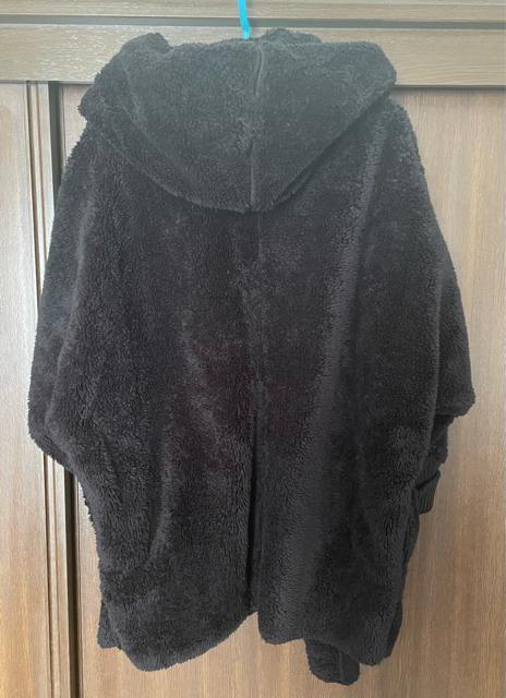 レディース フーディー フリースジャケット ブラック 黒 Mサイズ 154〜162cm 防寒 美品 < 女性ファッション  レディース フーディー フリースジャケット ブラック 黒 Mサイズ 154〜162cm 防寒 美品 < 女性ファッションの