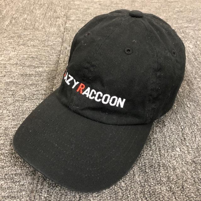 即決 CRAZY RACCOON キャップ 帽子 ブラック < 男性ファッション  即決 CRAZY RACCOON キャップ 帽子 ブラック  < 男性ファッションの
