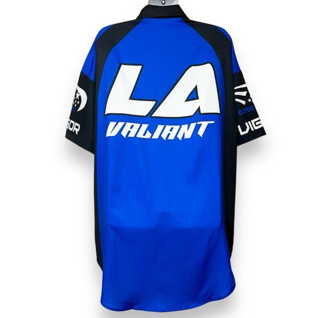 【新品/SHEIN/L】バイカラーレーシングシャツ/ブルー < 女性ファッション 【新品/SHEIN/L】バイカラーレーシングシャツ/ブルー < 女性ファッションの