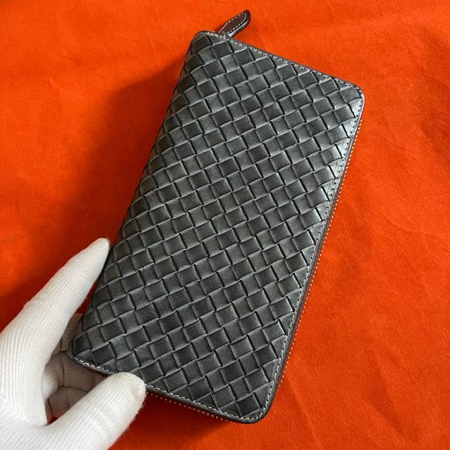 グリーン 黒 ハンドメイド 新品 ブライドレザー ヌメ革/本革 編み込み メンズ財布 長財布  ラウンドファスナー < 男性ファッション  グリーン 黒 ハンドメイド 新品 ブライドレザー ヌメ革/本革 編み込み メンズ財布 長財布  ラウンドファスナー  < 男性ファッションの