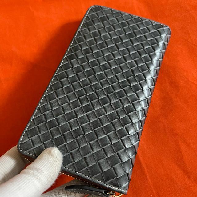 グリーン 黒 ハンドメイド 新品 ブライドレザー ヌメ革/本革 編み込み メンズ財布 長財布  ラウンドファスナー < 男性ファッション  グリーン 黒 ハンドメイド 新品 ブライドレザー ヌメ革/本革 編み込み メンズ財布 長財布  ラウンドファスナー < 男性ファッションの