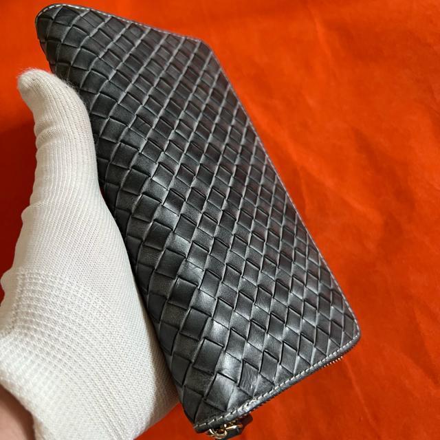 グリーン 黒 ハンドメイド 新品 ブライドレザー ヌメ革/本革 編み込み メンズ財布 長財布  ラウンドファスナー < 男性ファッション  グリーン 黒 ハンドメイド 新品 ブライドレザー ヌメ革/本革 編み込み メンズ財布 長財布  ラウンドファスナー < 男性ファッションの