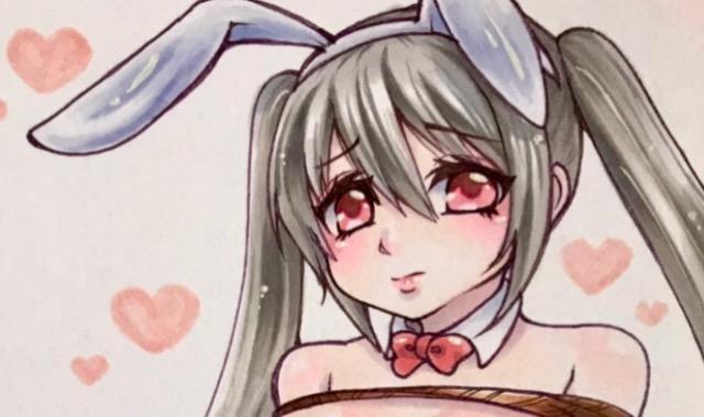 自作イラスト オリジナル バニーガール、同人、男性向け < アニメ/コミック/キャラクター 自作イラスト オリジナル バニーガール、同人、男性向け < アニメ/コミック/キャラクターの
