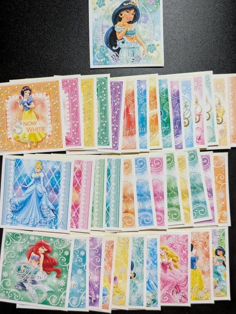 ディズニープリンセスシールコレクション/キラ1枚+N37枚セット/ジャスミン/アリエル/ラプンツェル/ベル・・・/モバペイ < アニメ/コミック/キャラクター  ディズニープリンセスシールコレクション/キラ1枚+N37枚セット/ジャスミン/アリエル/ラプンツェル/ベル・・・/モバペイ  < アニメ/コミック/キャラクターの