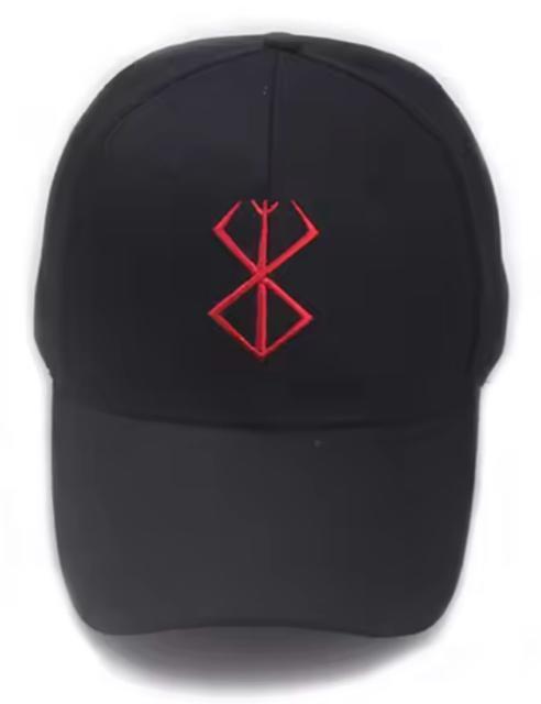 帽子/キャップ『ベルセルク〜生贄の刻印〜 刺繍 黒』新品 < 男性ファッション  帽子/キャップ『ベルセルク〜生贄の刻印〜 刺繍 黒』新品 < 男性ファッションの