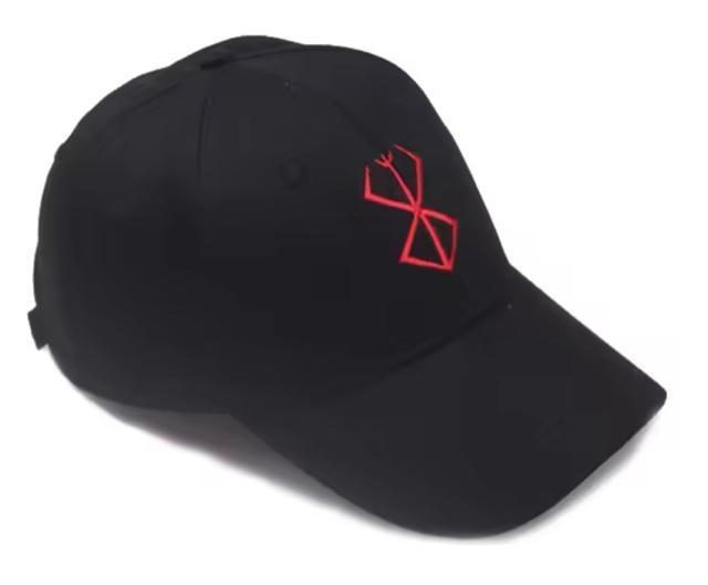 帽子/キャップ『ベルセルク〜生贄の刻印〜 刺繍 黒』新品 < 男性ファッション  帽子/キャップ『ベルセルク〜生贄の刻印〜 刺繍 黒』新品 < 男性ファッションの
