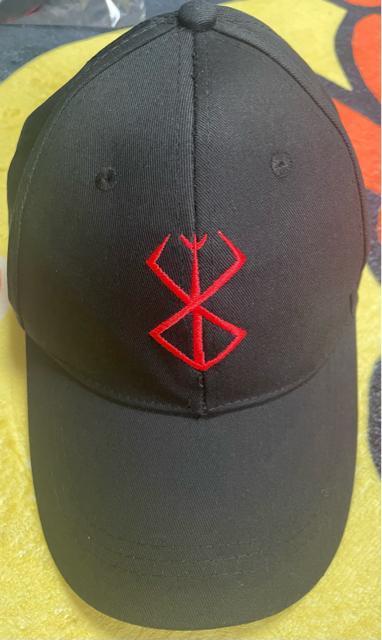 帽子/キャップ『ベルセルク〜生贄の刻印〜 刺繍 黒』新品 < 男性ファッション  帽子/キャップ『ベルセルク〜生贄の刻印〜 刺繍 黒』新品 < 男性ファッションの