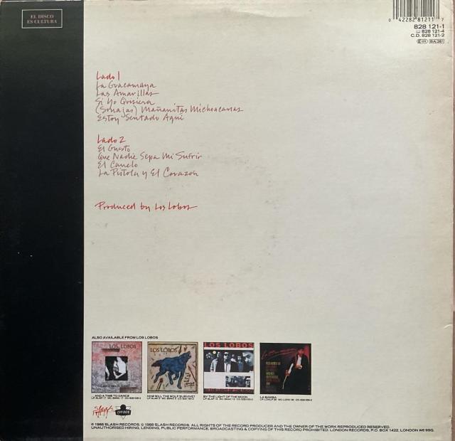 LOS LOBOS LA PISTOLA YEL CORAZON  CD/DVD/rfI 
