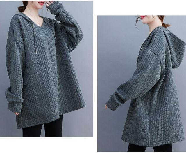 キルト パーカー チュニック ゆったり ワイド グレー 大きいサイズ < 女性ファッション キルト パーカー チュニック ゆったり ワイド グレー 大きいサイズ < 女性ファッションの