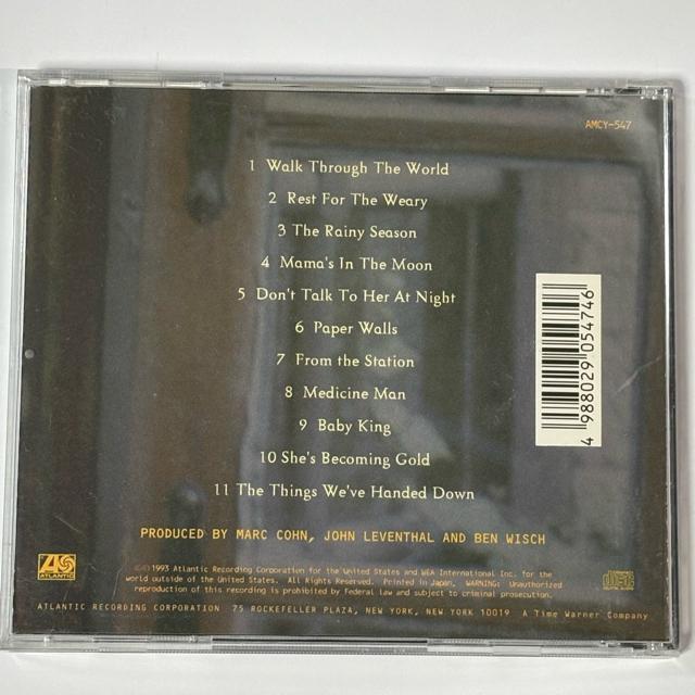 Marc Cohn / The Rainy Season �� CD/DVD/�r�f�I�� 