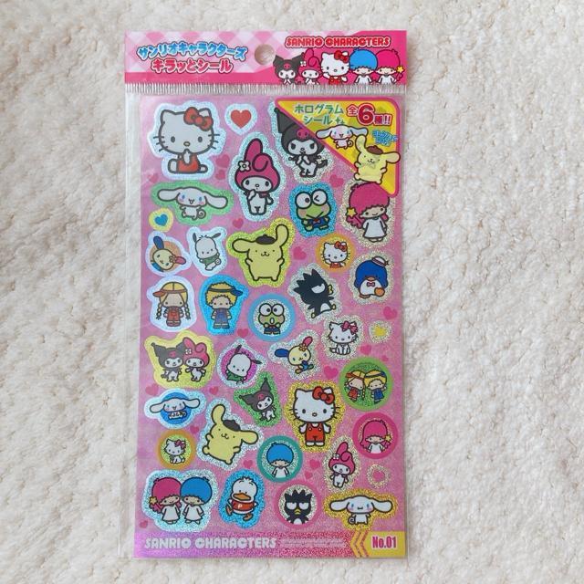 新品 サンリオ ホログラム キラッと シール ステッカー デコ シール帳 No.01 N2m < インテリア/ライフ 新品 サンリオ ホログラム キラッと シール ステッカー デコ シール帳 No.01 N2m < インテリア/ライフの