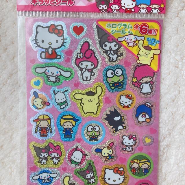 新品 サンリオ ホログラム キラッと シール ステッカー デコ シール帳 No.01 N2m < インテリア/ライフ 新品 サンリオ ホログラム キラッと シール ステッカー デコ シール帳 No.01 N2m < インテリア/ライフの