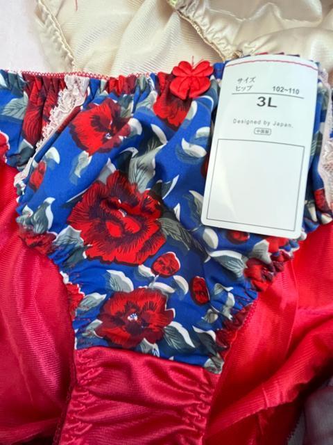 3Lサイズ!3枚セット!光沢ツルツル素材!シフォン使い!あり!高貴品格!色とりどり!エレガント!ショーツ!No.陽 < 女性ファッション 3Lサイズ!3枚セット!光沢ツルツル素材!シフォン使い!あり!高貴品格!色とりどり!エレガント!ショーツ!No.陽 < 女性ファッションの