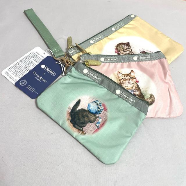 ☆新品未使用☆LeSportsac レスポートサック ピーターラビット 猫 3連