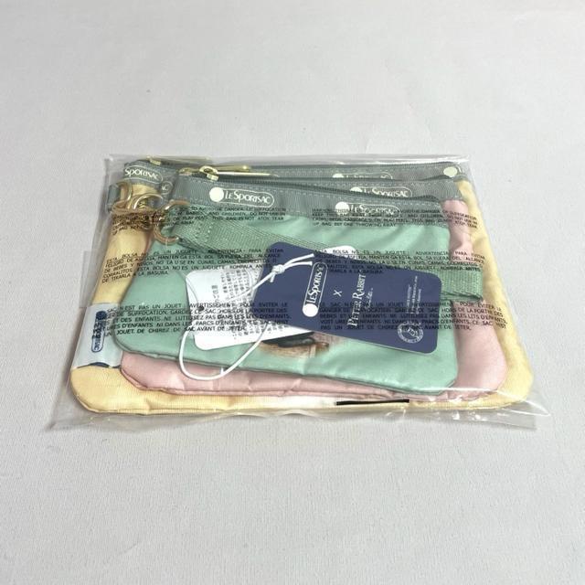 ☆新品未使用☆LeSportsac レスポートサック ピーターラビット 猫 3連