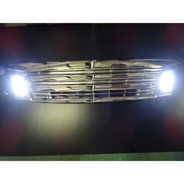 日産 LEDデイライト オールクロームメッキ マークレスグリル キャラバン E26 NV350 < 自動車/バイク 日産 LEDデイライト オールクロームメッキ マークレスグリル キャラバン E26 NV350 < 自動車/バイク