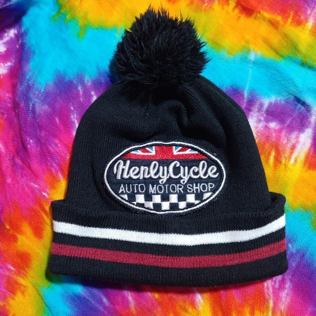 カッコイイッ(人´エ`*)ワッペンロゴニット帽□帽子□ < キッズ/ベビー  カッコイイッ(人´エ`*)ワッペンロゴニット帽□帽子□  < キッズ/ベビーの