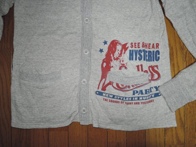 HYSTERIC GLAMOUR qXebNO}[  J[fBK M D XEFbg K[S LOGO  uh 