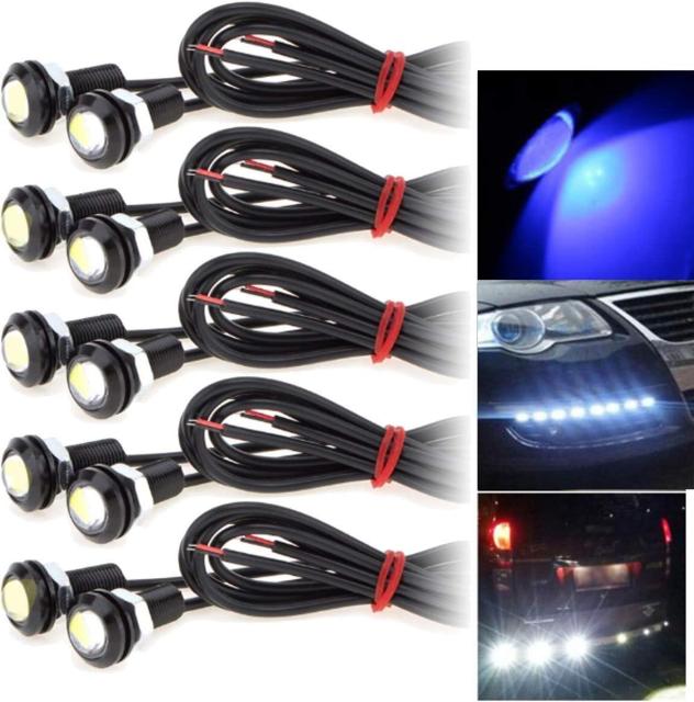 ی^ fCCg {g^Cv ߍ LED 12v 23mm 10Zbg (u[)  /oCN