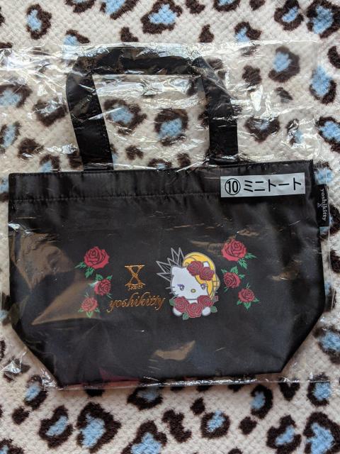 ヨシキティ yoshikitty ヨシキティくじ ミニトート 薔薇 刺繍 < おもちゃ  ヨシキティ yoshikitty ヨシキティくじ ミニトート 薔薇 刺繍 < おもちゃの