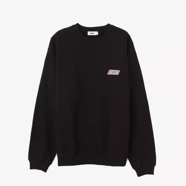 新品 ATMOS アトモス スウェット L 黒 クルーネック サークルロゴ Circle Gradient Logo Sweat < ブランド 新品 ATMOS アトモス スウェット L 黒 クルーネック サークルロゴ Circle Gradient Logo Sweat < ブランドの