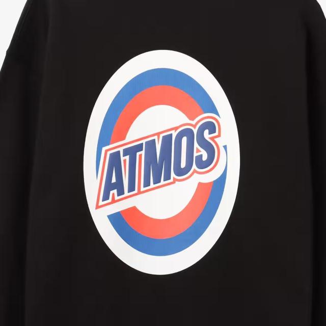 新品 ATMOS アトモス スウェット L 黒 クルーネック サークルロゴ Circle Gradient Logo Sweat < ブランド 新品 ATMOS アトモス スウェット L 黒 クルーネック サークルロゴ Circle Gradient Logo Sweat < ブランドの