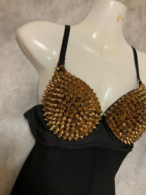 ◆ゴールドのスタッズ付きオールインワン◆S〜Mサイズ < 女性ファッション  ◆ゴールドのスタッズ付きオールインワン◆S〜Mサイズ < 女性ファッションの