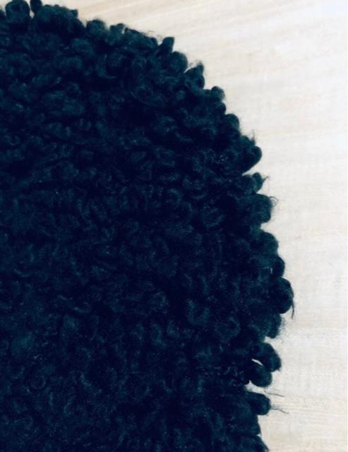 OZOC オゾック モコモコ ニット帽 黒 < ブランド OZOC オゾック モコモコ ニット帽 黒 < ブランドの