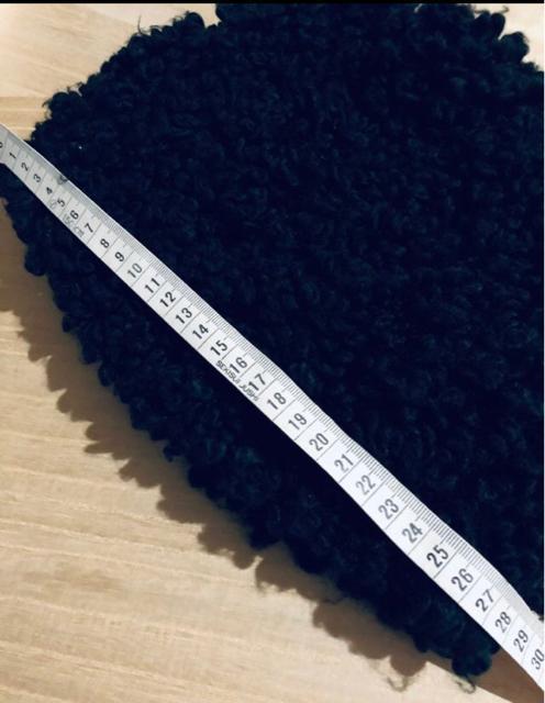 OZOC オゾック モコモコ ニット帽 黒 < ブランド OZOC オゾック モコモコ ニット帽 黒 < ブランドの