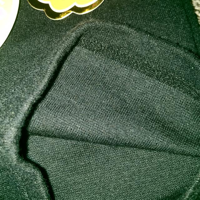 ♯新品♯くろぱんふわふわ綿混ウエストラクなはき心地3分丈105→125 < キッズ/ベビー ♯新品♯くろぱんふわふわ綿混ウエストラクなはき心地3分丈105→125 < キッズ/ベビーの