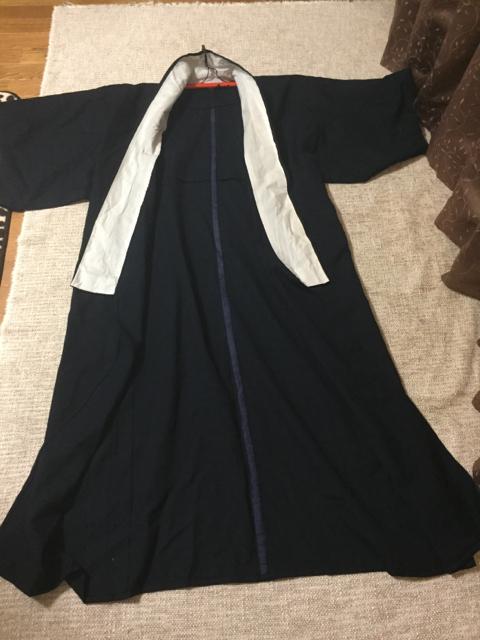 700.新品☆和装☆メンズ着物☆濃紺に青糸混ざり < 男性ファッション  700.新品☆和装☆メンズ着物☆濃紺に青糸混ざり < 男性ファッションの