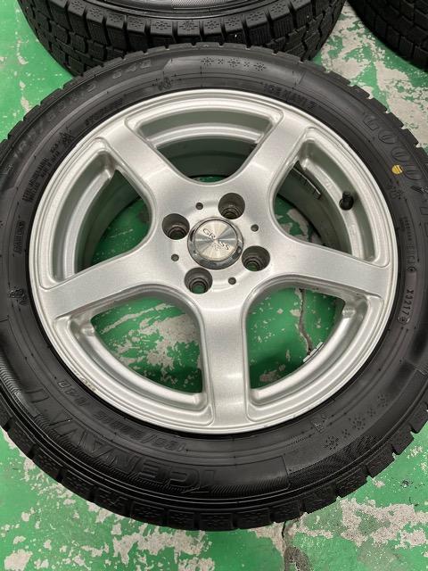 0192169)激安国産中古スタッドレスタイヤグッドイヤー4本社外アルミホイールセットヤリスアクア等185/60R15送料無料 < 自動車/バイク 0192169)激安国産中古スタッドレスタイヤグッドイヤー4本社外アルミホイールセットヤリスアクア等185/60R15送料無料 < 自動車/バイク