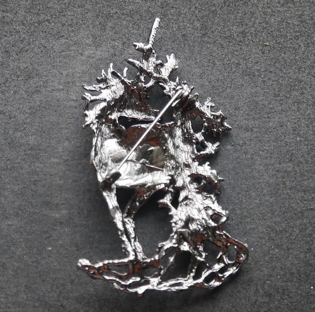 新品アンティーク調ユニコーン一角獣ブローチ 大きめ  < 女性アクセサリー/時計  新品アンティーク調ユニコーン一角獣ブローチ 大きめ  < 女性アクセサリー/時計の