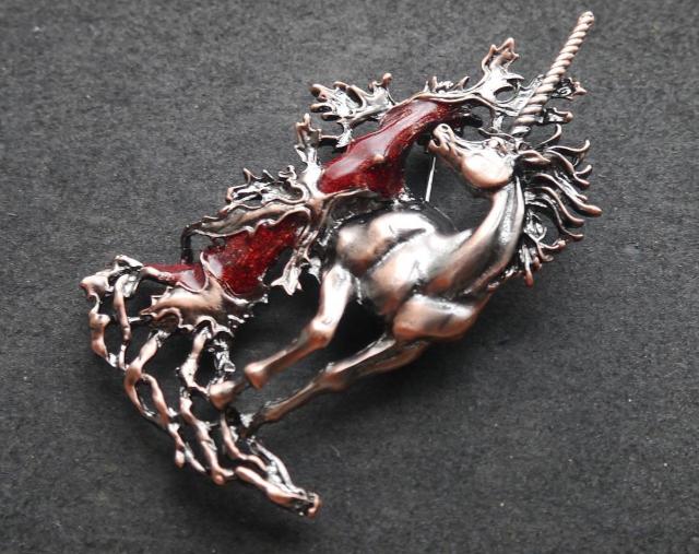 新品アンティーク調ユニコーン一角獣ブローチ 大きめ  < 女性アクセサリー/時計  新品アンティーク調ユニコーン一角獣ブローチ 大きめ  < 女性アクセサリー/時計の