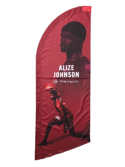 #24 アリゼ・ジョンソン選手 アリーナ屋外選手のぼり(2枚SET)(※サインなし) < レジャー/スポーツ  #24 アリゼ・ジョンソン選手 アリーナ屋外選手のぼり(2枚SET)(※サインなし) < レジャー/スポーツの