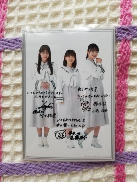 櫻坂46 向井純葉 遠藤理子 小島凪紗  特典生写真 < タレントグッズ  櫻坂46 向井純葉 遠藤理子 小島凪紗  特典生写真  < タレントグッズの
