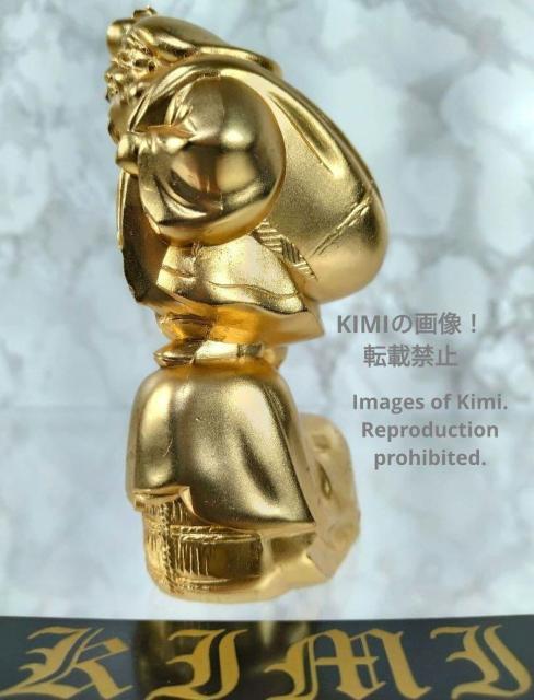 大黒天 Daikokuten Mahakala 9.8cm 3.8inch 仏像 合金製 /24金 開運七福神 仏師 牧田秀雲 < インテリア/ライフ 大黒天 Daikokuten Mahakala 9.8cm 3.8inch 仏像 合金製 /24金 開運七福神 仏師 牧田秀雲 < インテリア/ライフの