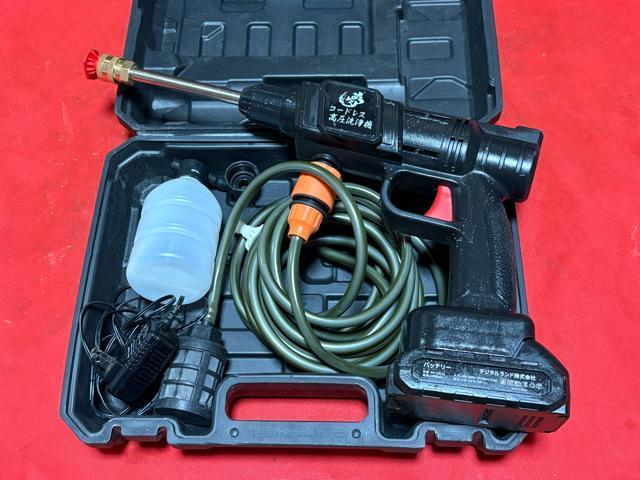 夢グループ 夢コードレス高圧洗浄 専用ケース付き 動作品 良品4549-05-2 < 自動車/バイク 夢グループ 夢コードレス高圧洗浄 専用ケース付き 動作品 良品4549-05-2 < 自動車/バイク