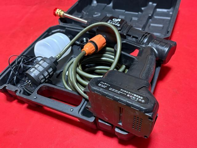 夢グループ 夢コードレス高圧洗浄 専用ケース付き 動作品 良品4549-05-2 < 自動車/バイク 夢グループ 夢コードレス高圧洗浄 専用ケース付き 動作品 良品4549-05-2 < 自動車/バイク