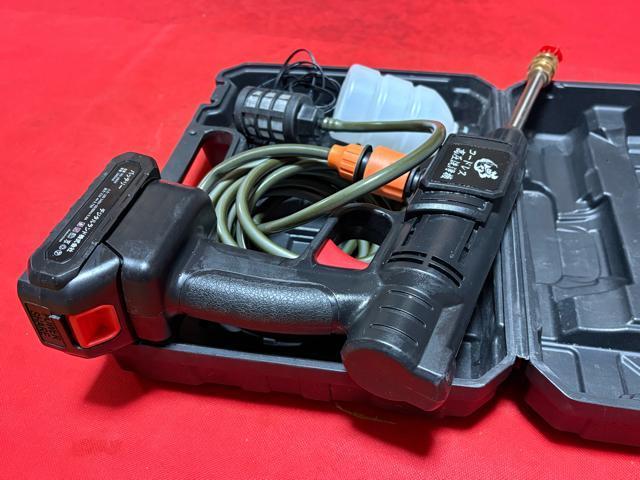 夢グループ 夢コードレス高圧洗浄 専用ケース付き 動作品 良品4549-05-2 < 自動車/バイク 夢グループ 夢コードレス高圧洗浄 専用ケース付き 動作品 良品4549-05-2 < 自動車/バイク