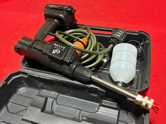 夢グループ 夢コードレス高圧洗浄 専用ケース付き 動作品 良品4549-05-2 < 自動車/バイク 夢グループ 夢コードレス高圧洗浄 専用ケース付き 動作品 良品4549-05-2 < 自動車/バイク