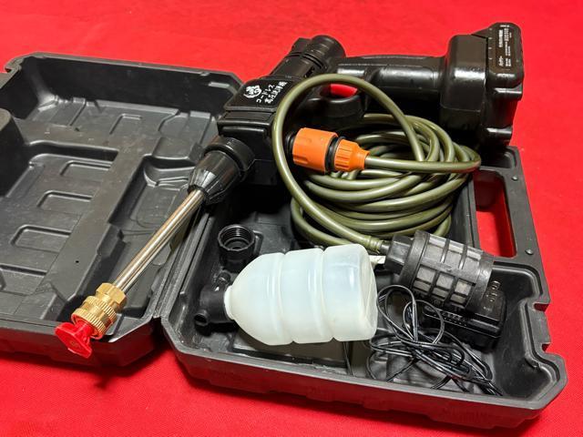 夢グループ 夢コードレス高圧洗浄 専用ケース付き 動作品 良品4549-05-2 < 自動車/バイク 夢グループ 夢コードレス高圧洗浄 専用ケース付き 動作品 良品4549-05-2 < 自動車/バイク