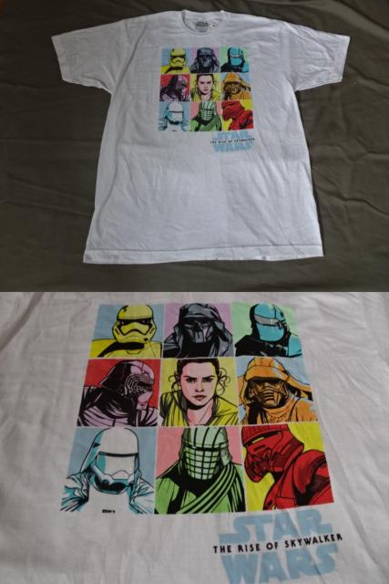 STARWARS スカイウォーカーの夜明けプリントTシャツUS S < 男性ファッション  STARWARS スカイウォーカーの夜明けプリントTシャツUS S < 男性ファッションの