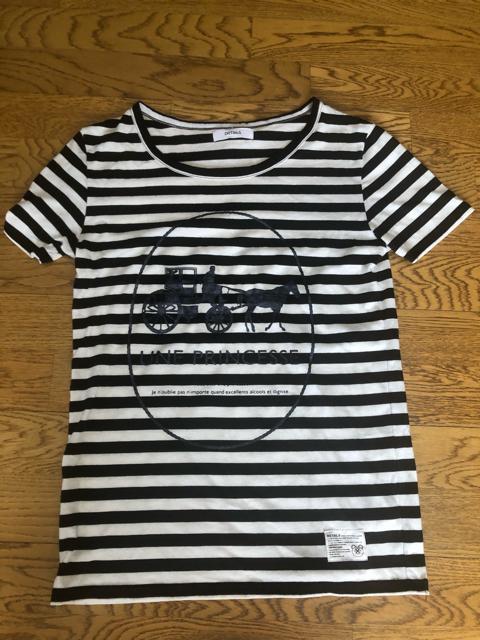DETAILS プリントボーダーTシャツディテールズ < 男性ファッション DETAILS プリントボーダーTシャツディテールズ < 男性ファッションの