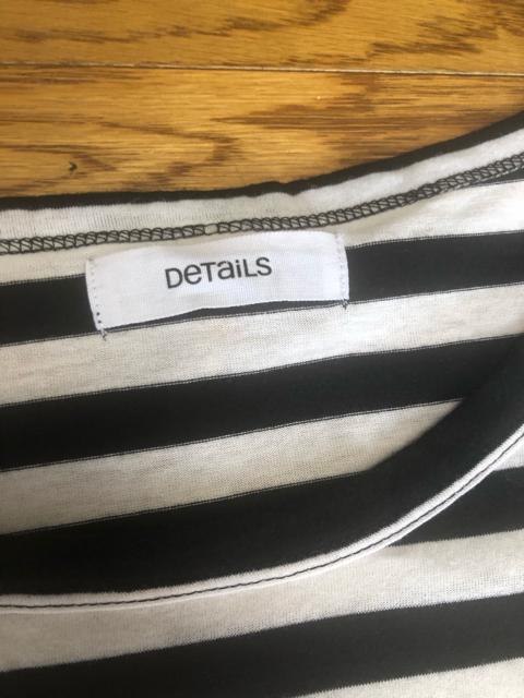 DETAILS プリントボーダーTシャツディテールズ < 男性ファッション DETAILS プリントボーダーTシャツディテールズ < 男性ファッションの