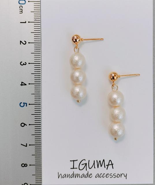 ハンドメイドピアス イヤリング パール < 女性ファッション  ハンドメイドピアス イヤリング パール < 女性ファッションの