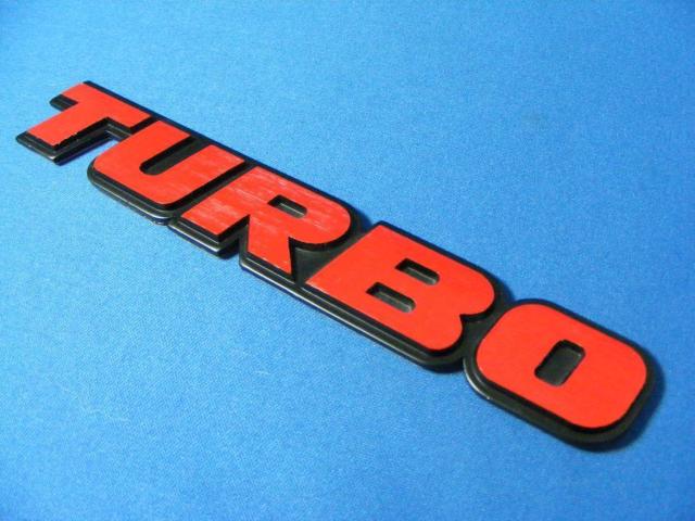 ● 数量限定品!TURBO ターボ 軽量アルミ削り出し仕様 凹凸仕上げ RED&BLACKカラーエンブレム新品未開封品 ● < 自動車/バイク ● 数量限定品!TURBO ターボ 軽量アルミ削り出し仕様 凹凸仕上げ RED&BLACKカラーエンブレム新品未開封品 ● < 自動車/バイク
