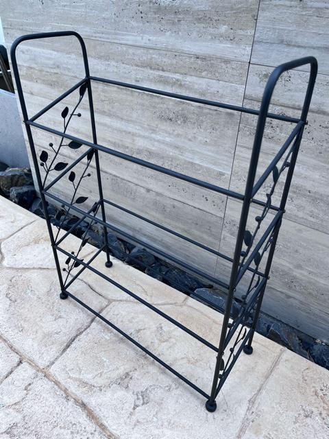 新品 靴 ラック シューズラック アイアン 葉っぱデザイン おしゃれ オシャレ 北欧家具 インテリア スリム 靴入れ 下駄箱 < インテリア/ライフ  新品 靴 ラック シューズラック アイアン 葉っぱデザイン おしゃれ オシャレ 北欧家具 インテリア スリム 靴入れ 下駄箱 < インテリア/ライフの