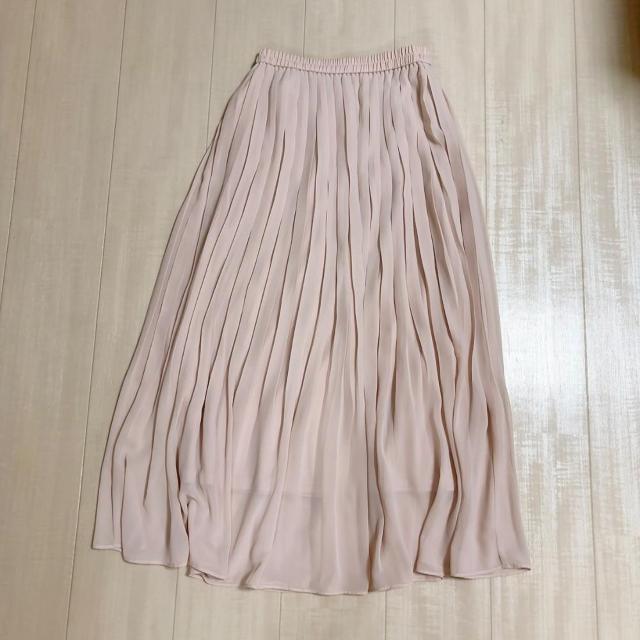 ◆UNIQLO/ユニクロ◆ハイウエストシフォンプリーツスカート★ピンクS*秋コーデ♪美品 < ブランド  ◆UNIQLO/ユニクロ◆ハイウエストシフォンプリーツスカート★ピンクS*秋コーデ♪美品 < ブランドの