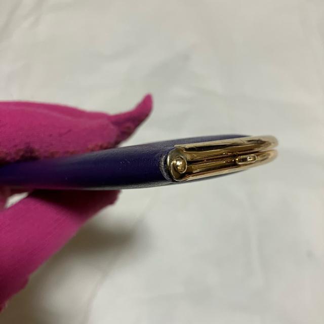 【ヴィンテージ】【ピエールバルマン】がま口 / レザー / コインケース 紫 < 女性ファッション 【ヴィンテージ】【ピエールバルマン】がま口 / レザー / コインケース 紫 < 女性ファッションの